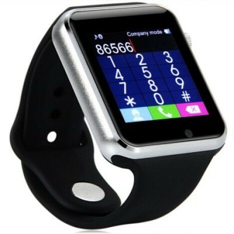 Ceas Smartwatch cu Telefon iUni A100i, BT, LCD 1.54 Inch, Camera, Negru + Card MicroSD 4GB Cadou